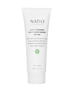 Image for a product Daily Defence Face Moisturiser SPF 50+ | Brand is: Natio