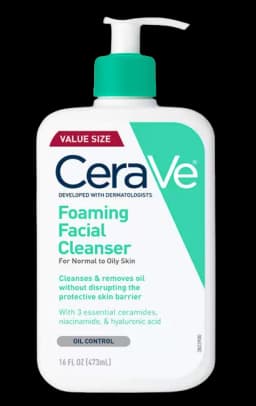 Image for a product Foaming Facial Cleanser | Brand is: CeraVe