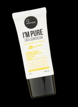 Image for a product I'm Pure Cica Sunscreen SPF 50+ | Brand is: Suntique