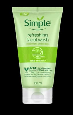 Image for a product Kind To Skin Refreshing Face Wash | Brand is: Simple