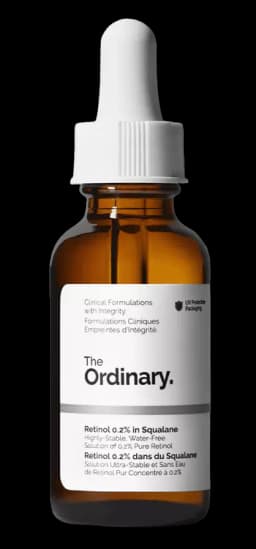 Image for a product Retinol 0.2% in Squalane | Brand is: The Ordinary
