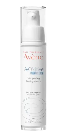 Image for a product A-Oxitive Night Peeling Cream | Brand is: Avene