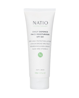 Image for a product Daily Defence Face Moisturiser SPF 50+ | Brand is: Natio