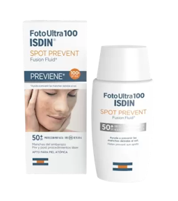 Image for a product Foto Ultra 100 Spot Prevent Fusion Fluid SPF 50+ | Brand is: ISDIN