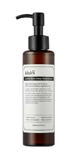 Image for a product Gentle Black Deep Cleansing Oil | Brand is: KLAIRS