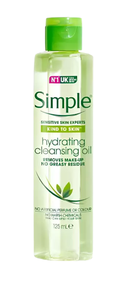 Image for a product Kind to Skin Hydrating Cleansing Oil | Brand is: Simple