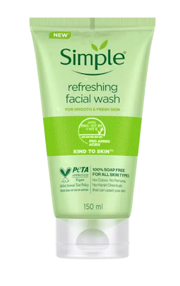 Image for a product Kind To Skin Refreshing Face Wash | Brand is: Simple