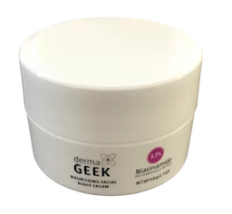 Image for a product Nourishing Night Face Moisturizer with Niacinamide 3.5% for Dry Skin | Brand is: dermaGEEK