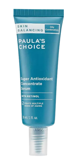 Image for a product Super Antioxidant Concentrate Serum with Retinol | Brand is: Paula's Choice